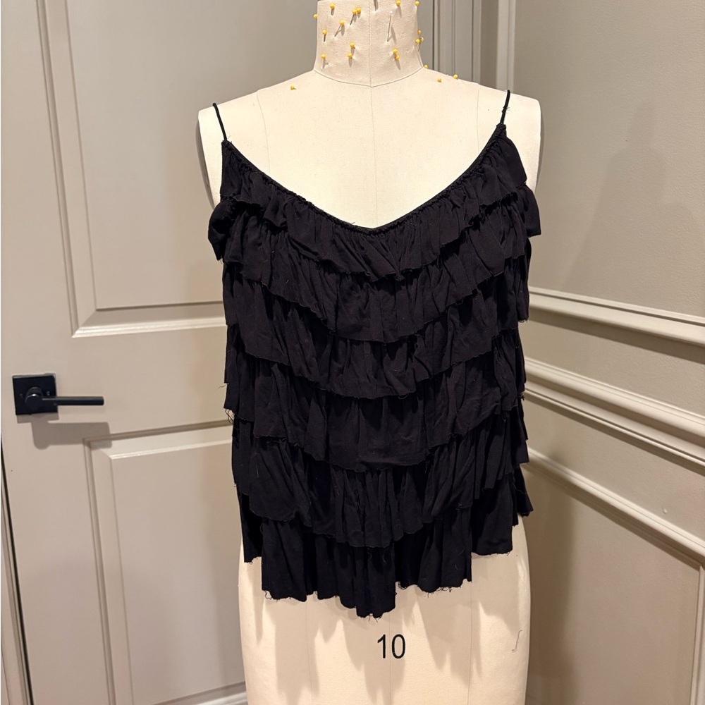 Free People Ruffle Mania Tank